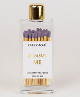 It Wasn't Me - Glass Bottle Matches
